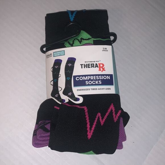 EXTREME FIT USA Ribbons Compression Socks S/M - Picture 1 of 7